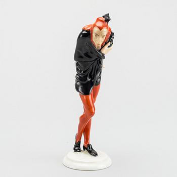 KARL TUTTER,  a signed porcelain figurine.