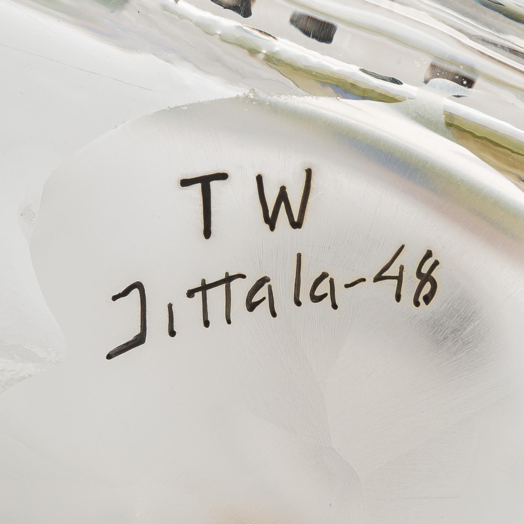 Tapio Wirkkala, A liquor bottle with ten shot glasses, Iittala 1948.