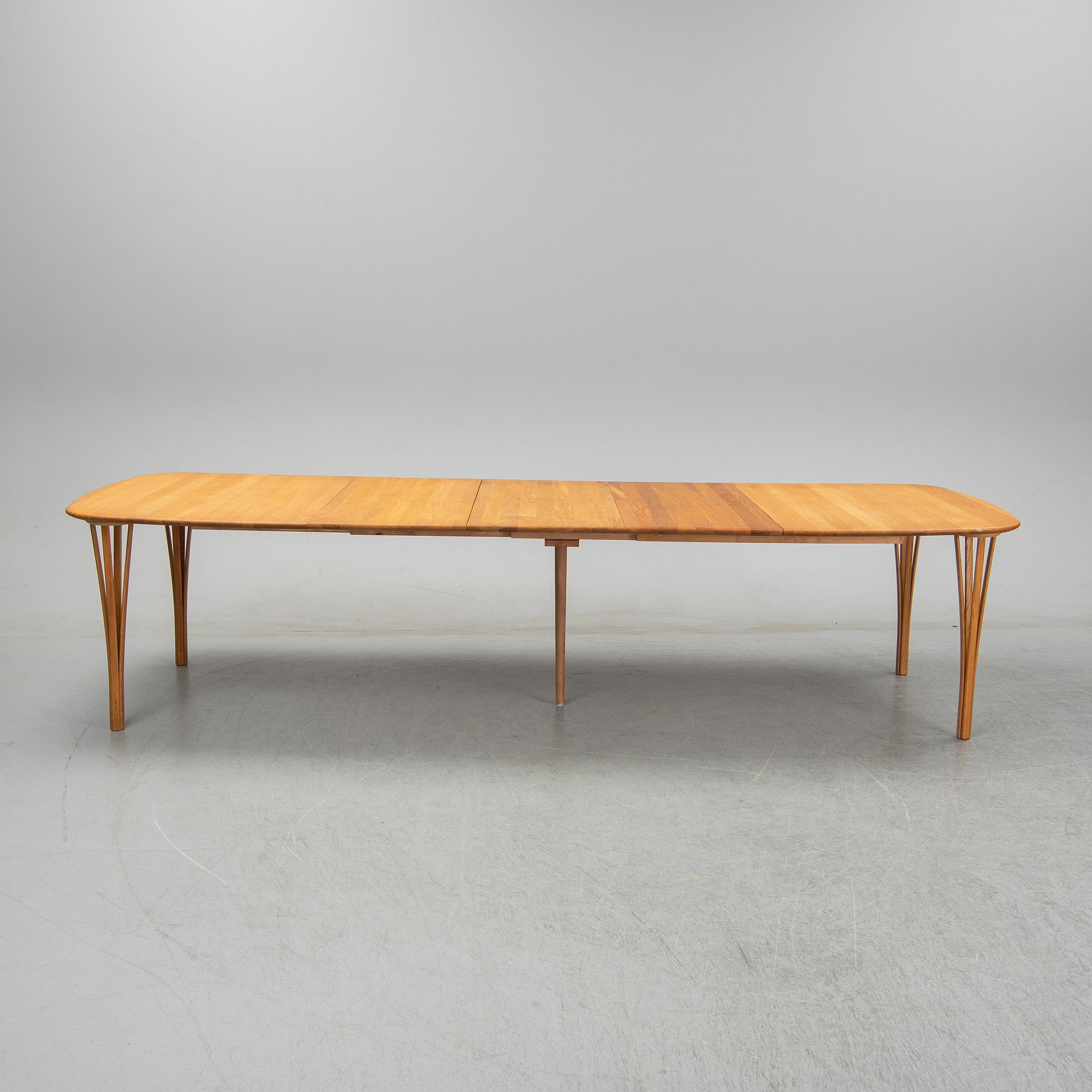 An oak 'Timeless' dining table, Haslev, Denmark.