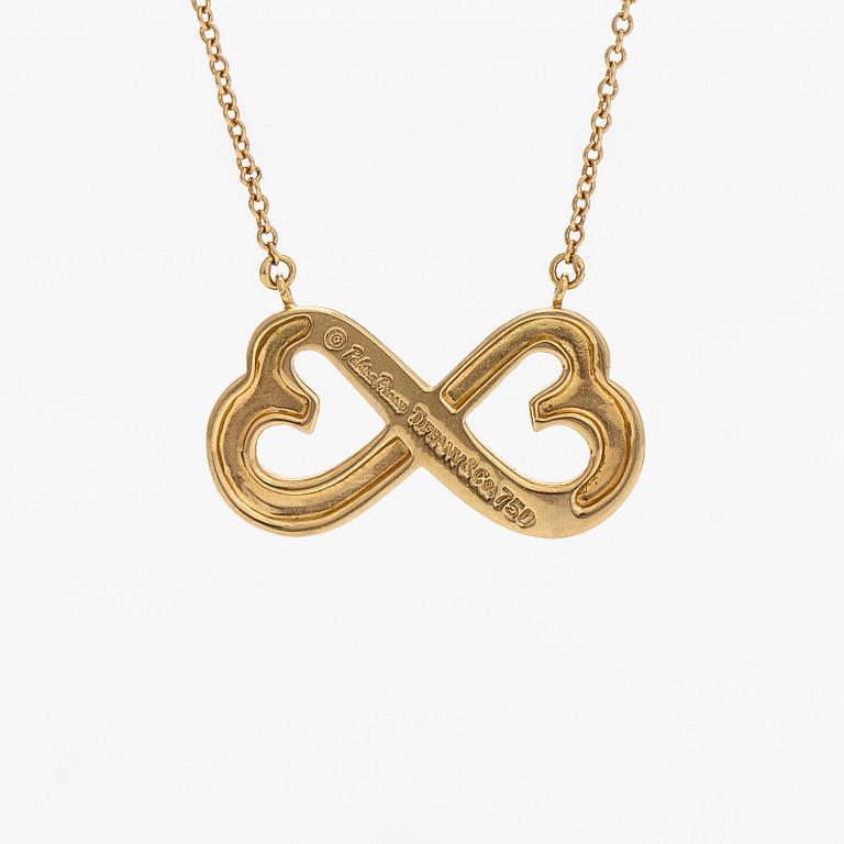 Tiffany & Co, Paloma Picasso, a "Double Loving Heart" necklace in 18K gold.
