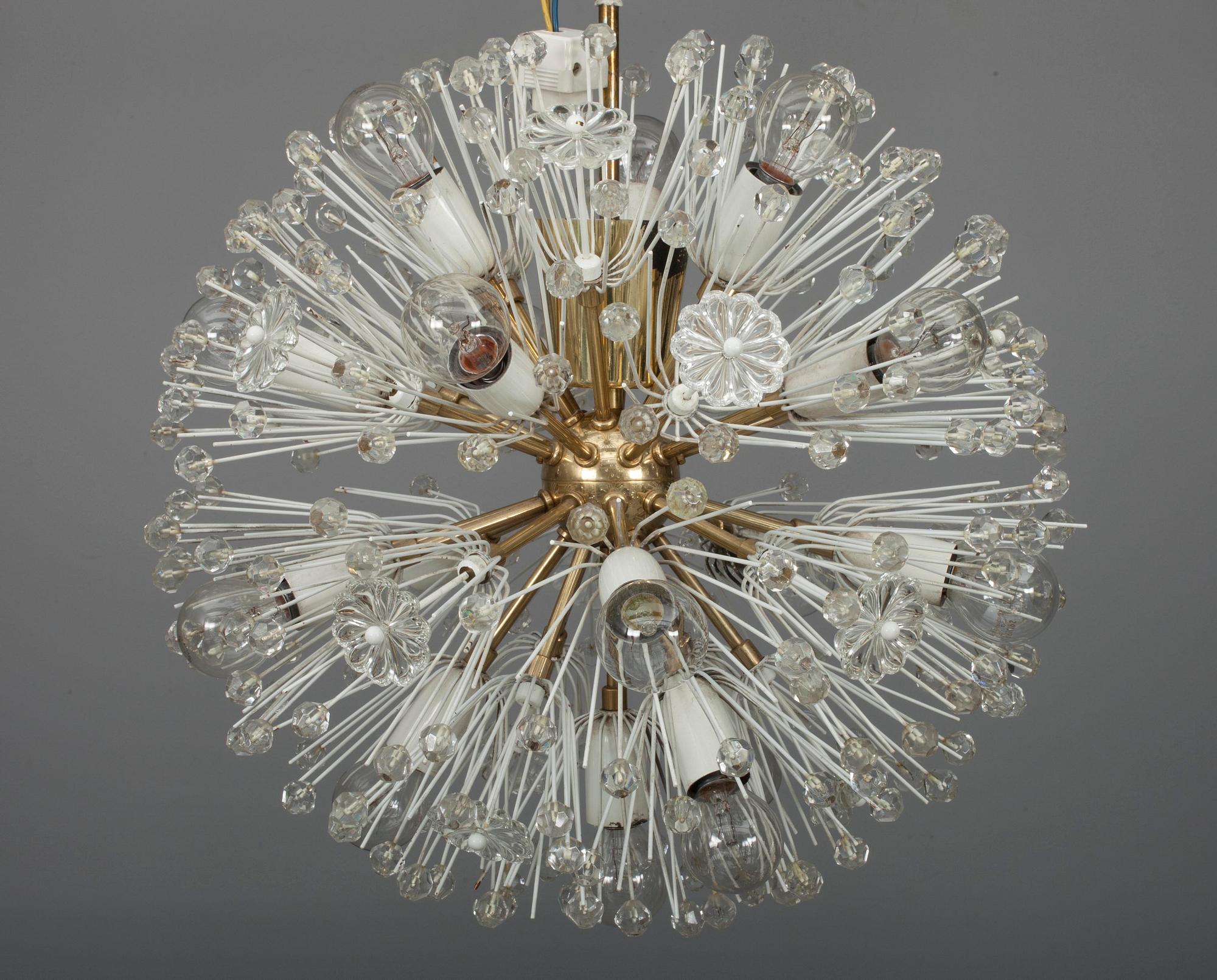 TAKLAMPA, design, Emil Stejnar, "Snowball / Sputnik Pusteblume", Wien 1960-70 -tal.