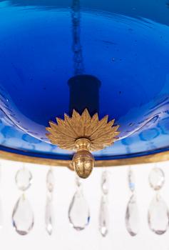 LJUSKRONA, för sju ljus. Sengustaviansk, omkring år 1800.