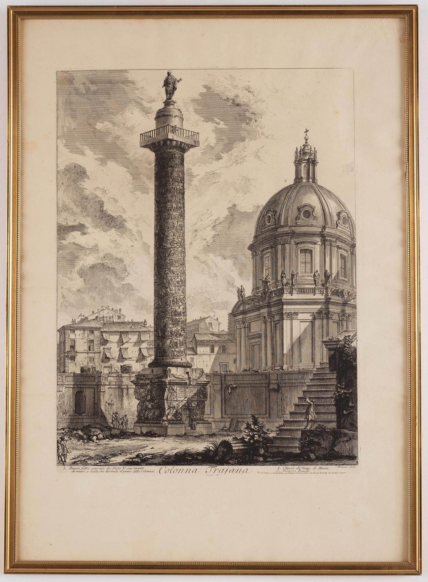 Giovanni Battista Piranesi, From: "Vedute di Roma".