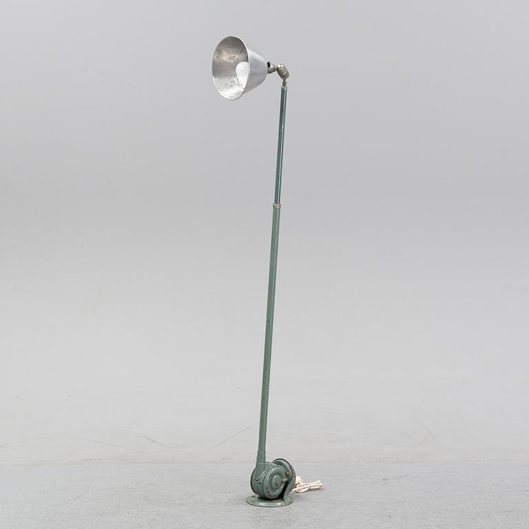 An industrial lamp, 'Triplex-Pendel' Sweden, mid 20th Century.