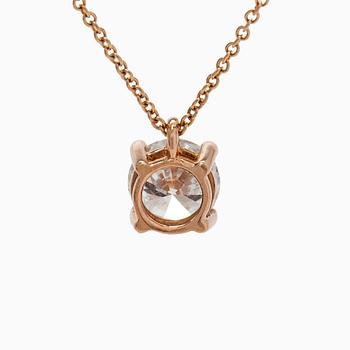 Pendant, brilliant-cut diamond 1.00 ct, 18K gold.