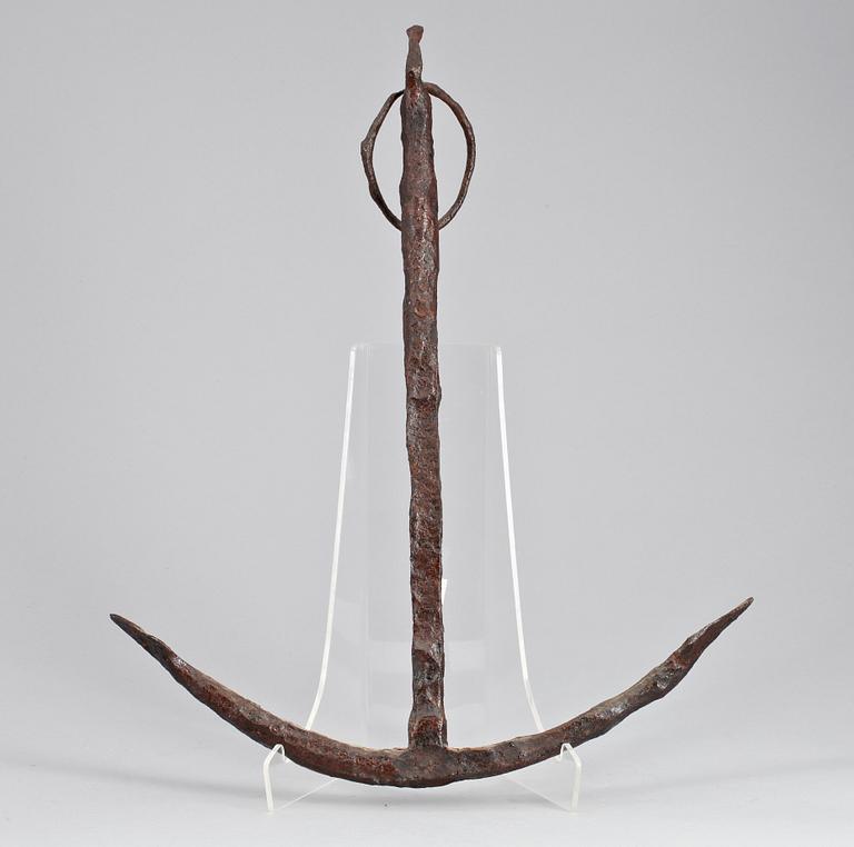 ANKARE, gjutjärn. 1800/1900-tal.