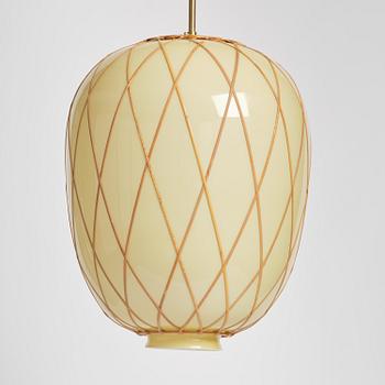 Harald Notini, a pair of ceiling lamps model 11555, Arvid Böhlmarks Lampfabrik, Stockholm, 1940s.
