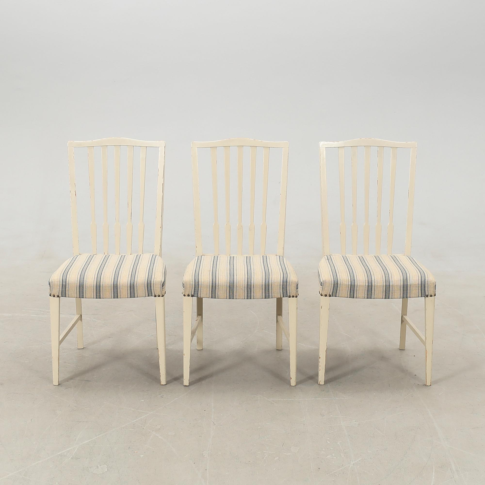 Chairs, 6 pieces, mid/second half of the 20th century.