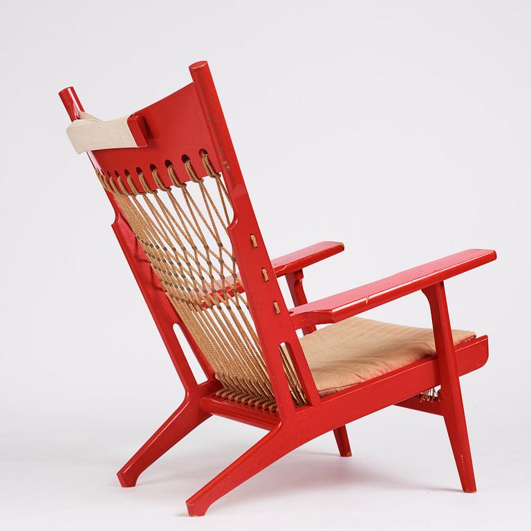 Hans J. Wegner, "The Web Chair", model "JH 719", Johannes Hansen, Denmark, post 1968.