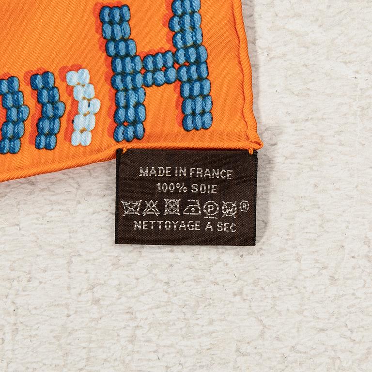 Hermès, scarf/twill "Kelly en perles" 2020.