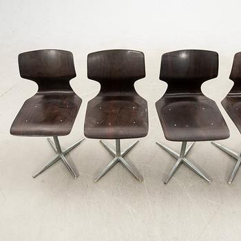 Chairs 6 pcs Pagholz Germany 1950s/60s.