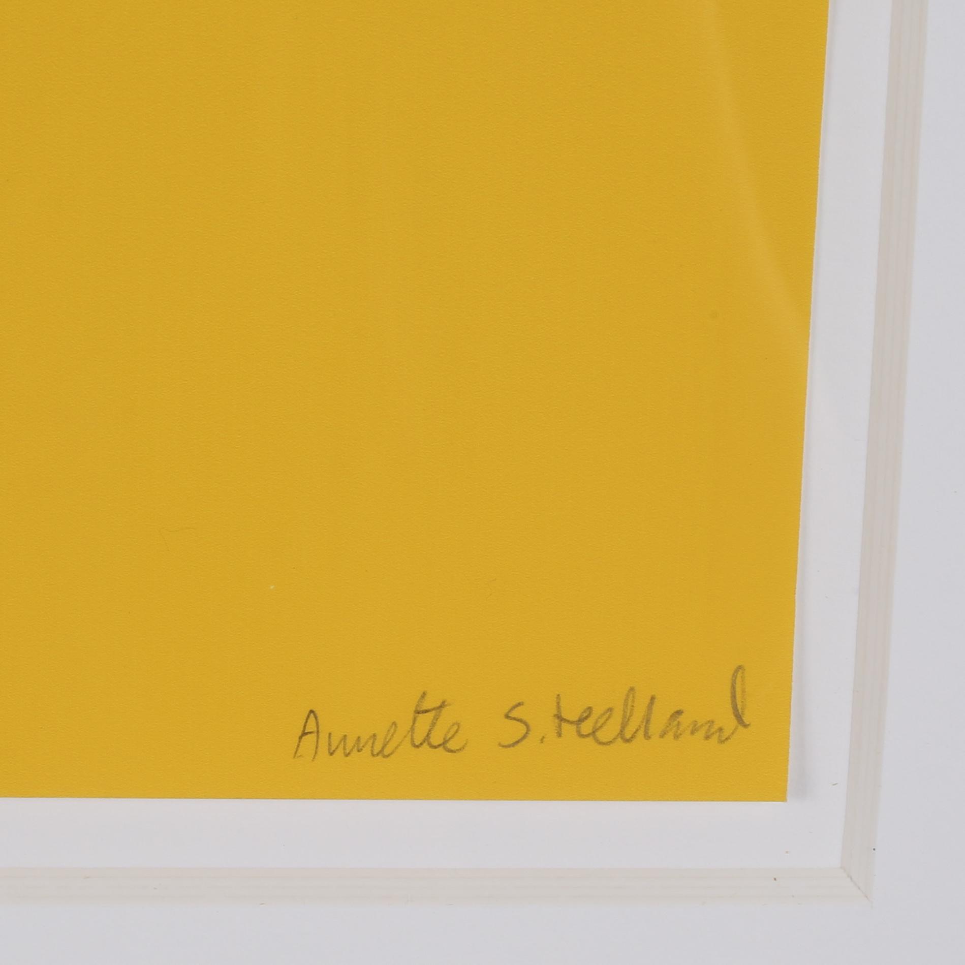 ANNETTE SAUGESTAD HELLAND, serigrafi, signerad och numrerad 10/50 U.T.