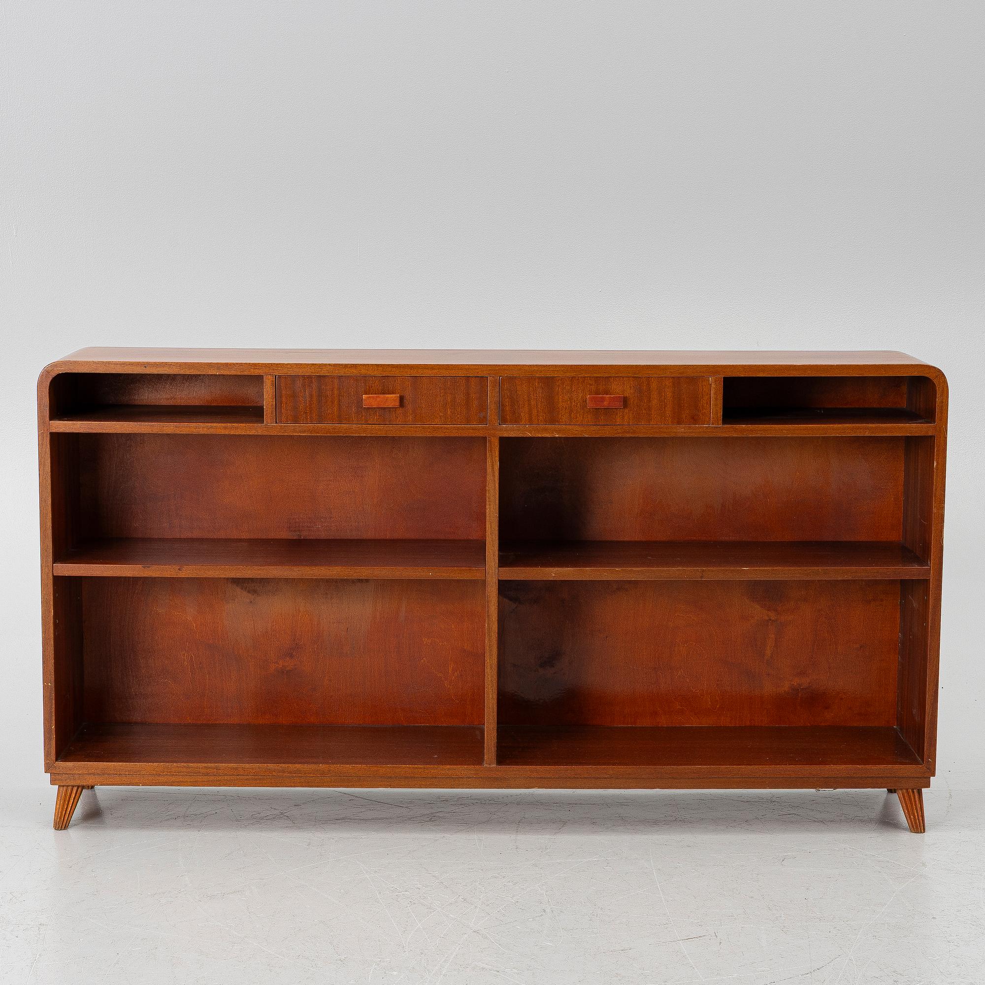 Bookcase, 1940s.