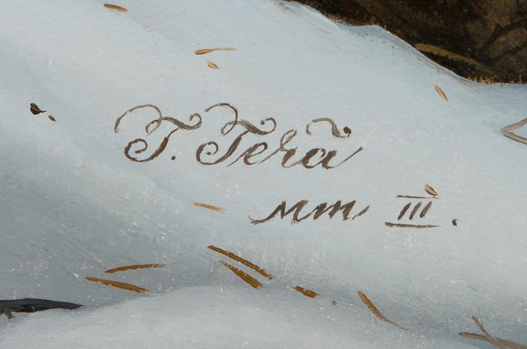 Teppo Terä, Ilves talvimaisemassa.