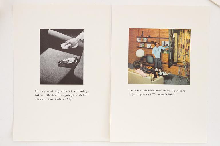 Jan Stenmark, portfolio signerad numrerad 206/500 med 16 grafiska blad.
