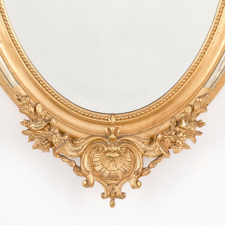 A late 19th century mirror.