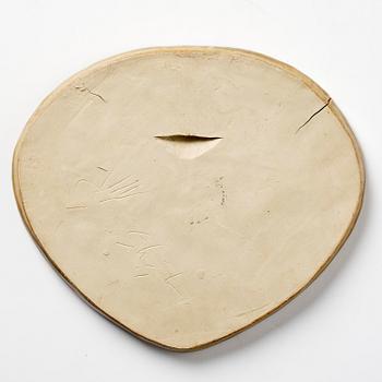 Stig Lindberg, a stoneware wall sculpture, Gustavsberg Studio ca 1960.