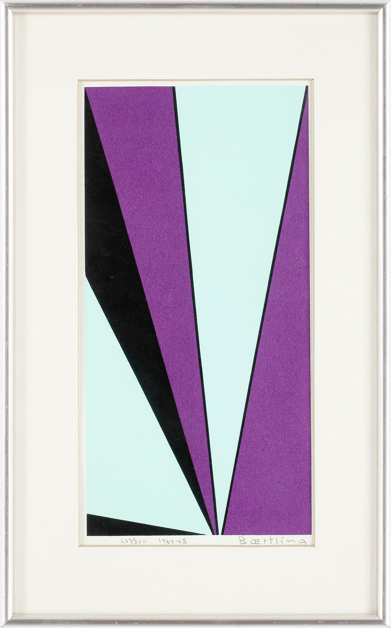 OLLE BAERTLING, färgseriegrafi, sign o numr 237/300, dat 1964-68.
