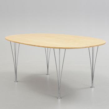 SOFFBORD, "Superellips" Design Bruno Mathsson och Piet Hein för Fritz Hansen, 1900-talets andra hälft.