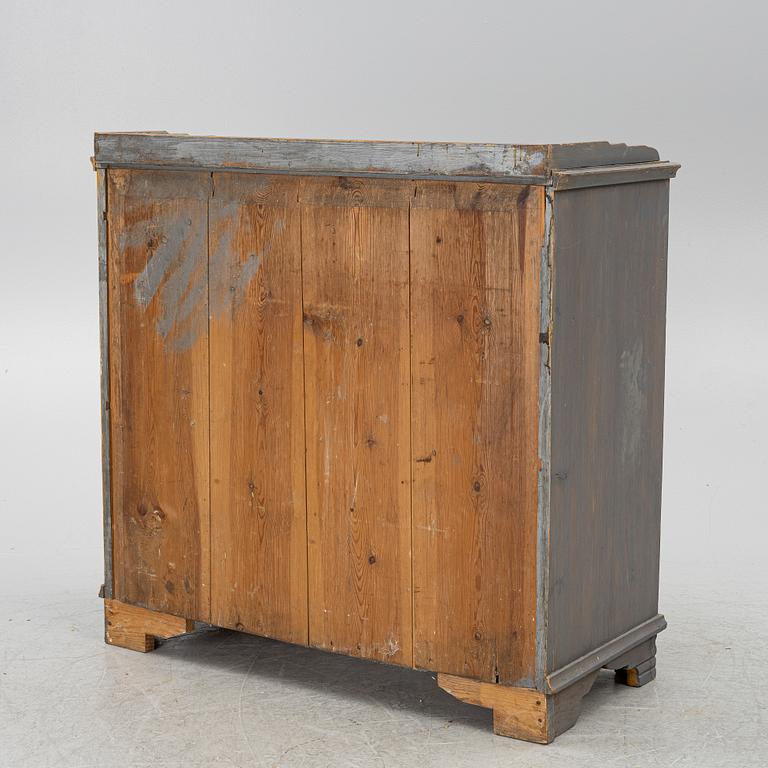 A Gustavian cupboard, circa 1800.