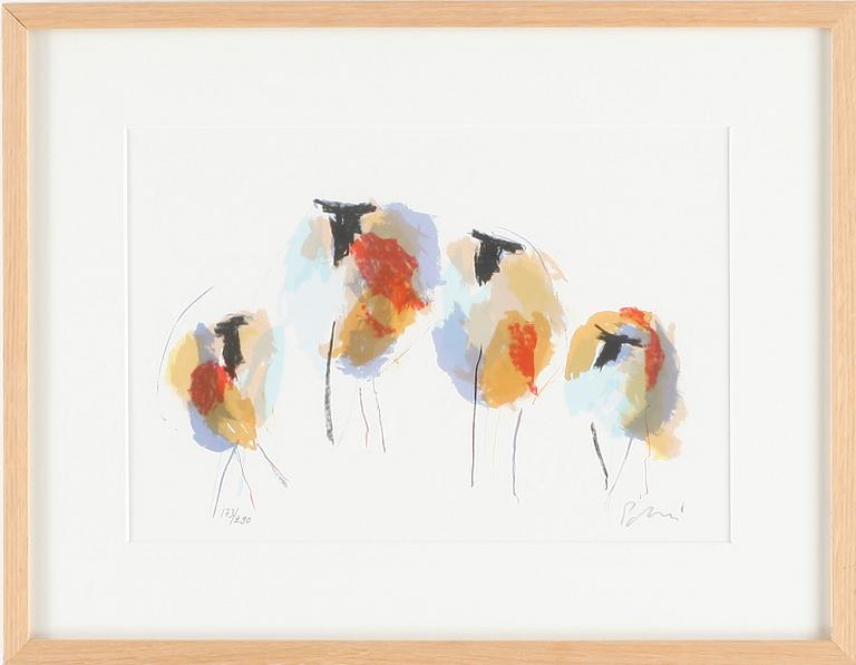 ANDERS PALMÉR, färglitografi, signerad o numrerad 173/290.