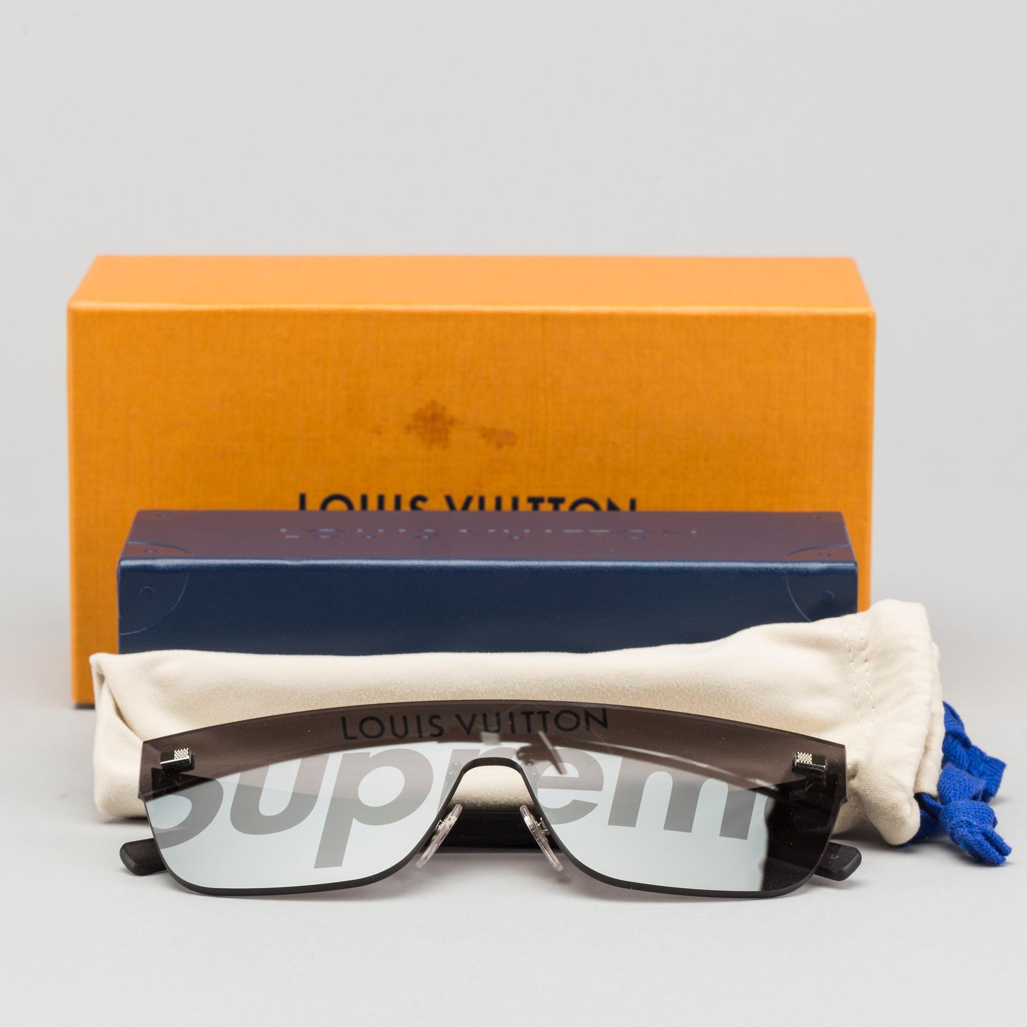 Solglasögon, "Supreme", "City Mask", för Louis Vuitton.
