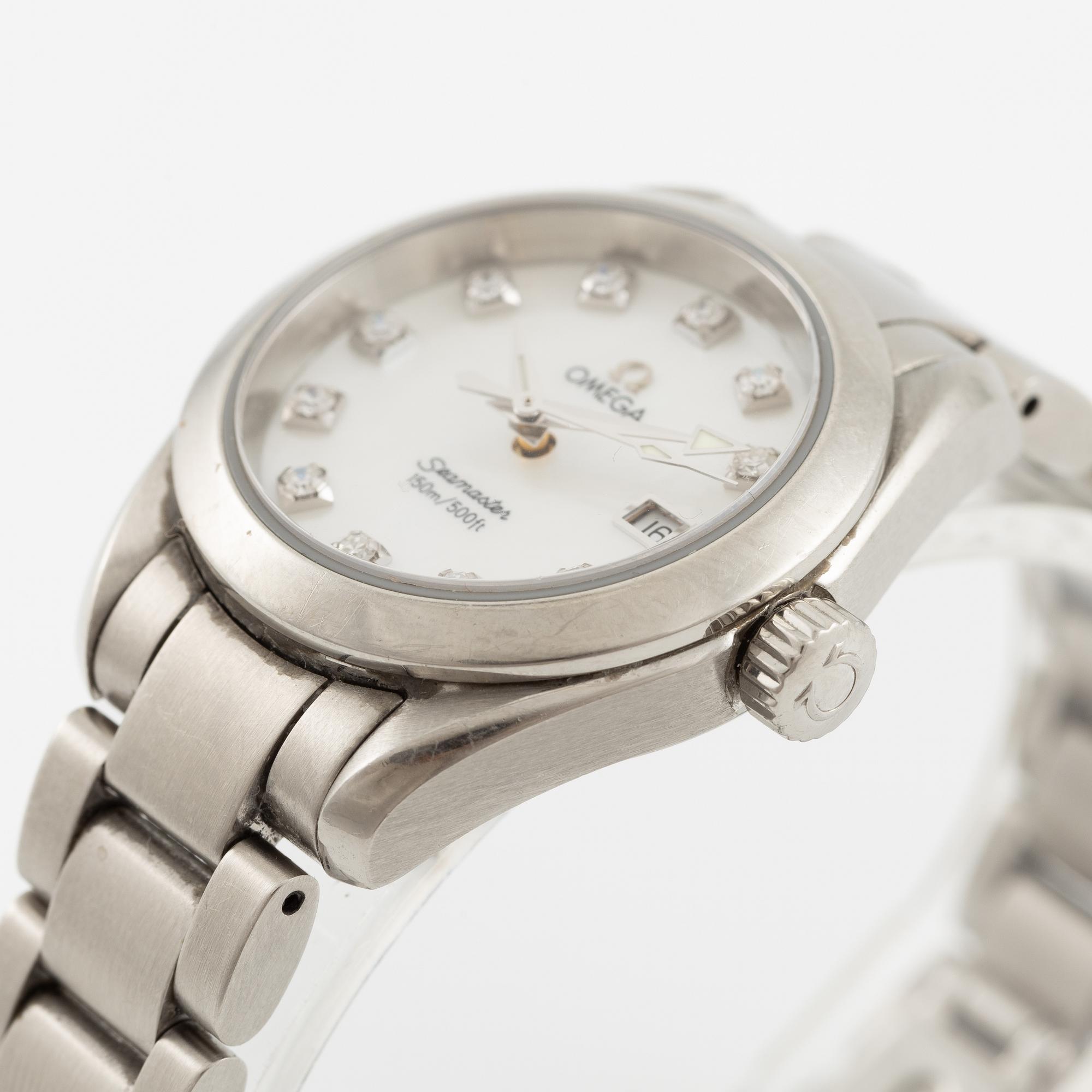 Omega, Seamaster, Aqua Terra, wristwatch, 29.2 mm.