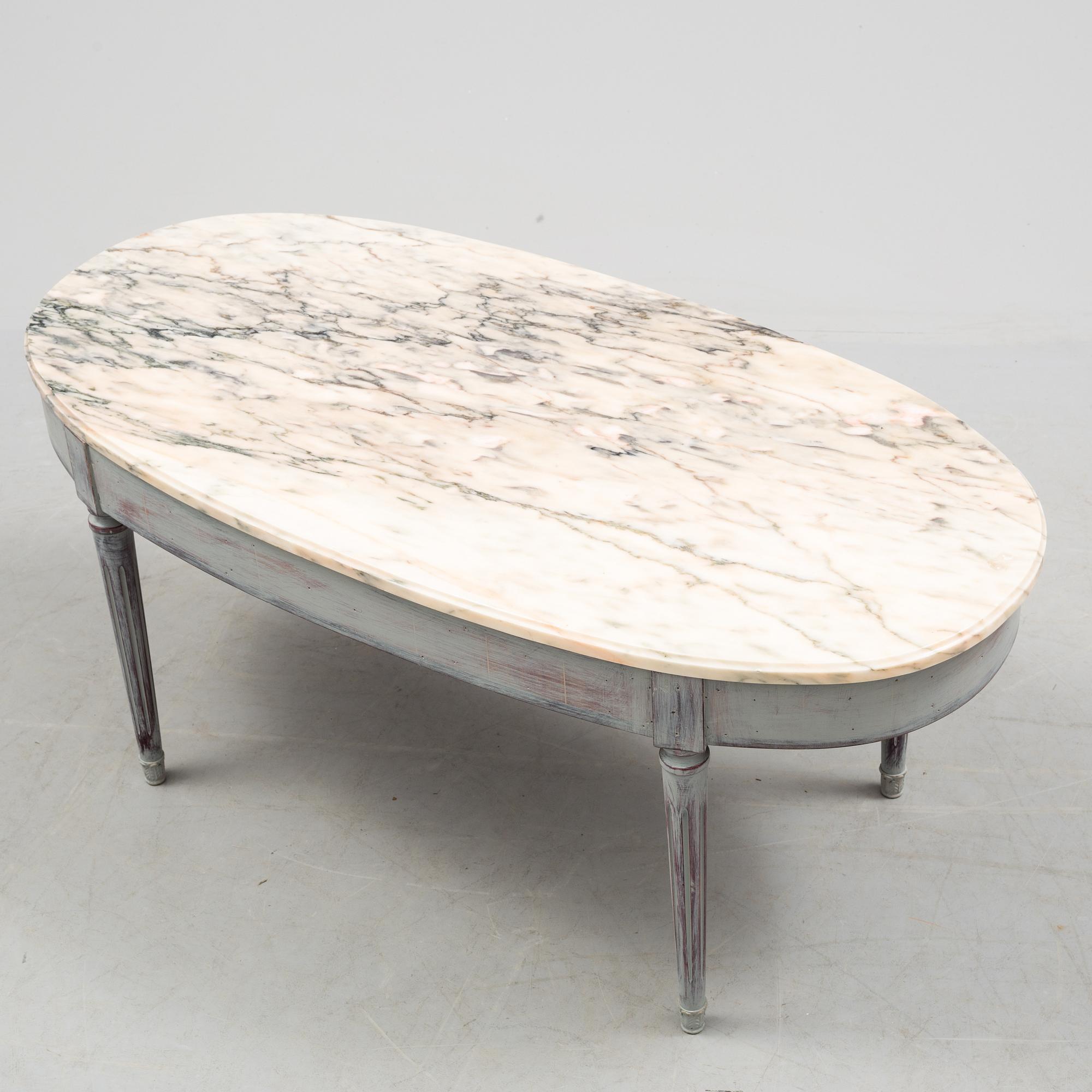 A swedish gustavian style coffee table from the late 20th century ...