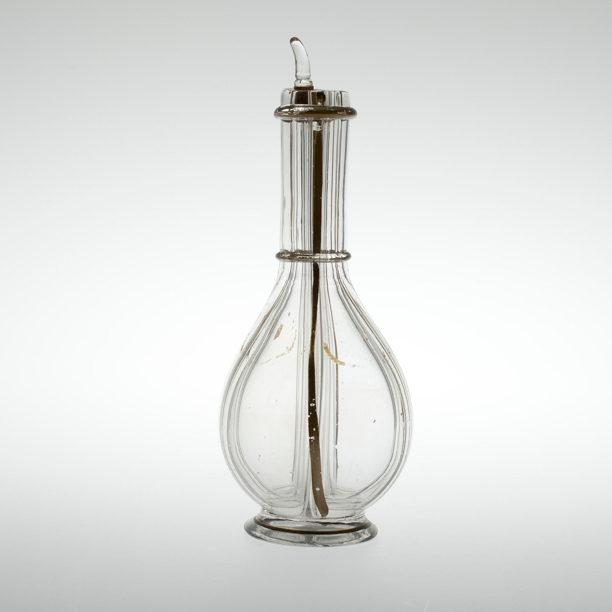 KARAFF, glas, 1800-talets andra hälft.