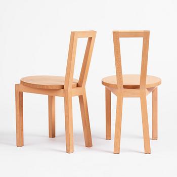 Navet, a set of six "Navet" chairs, Stockholm 2019.