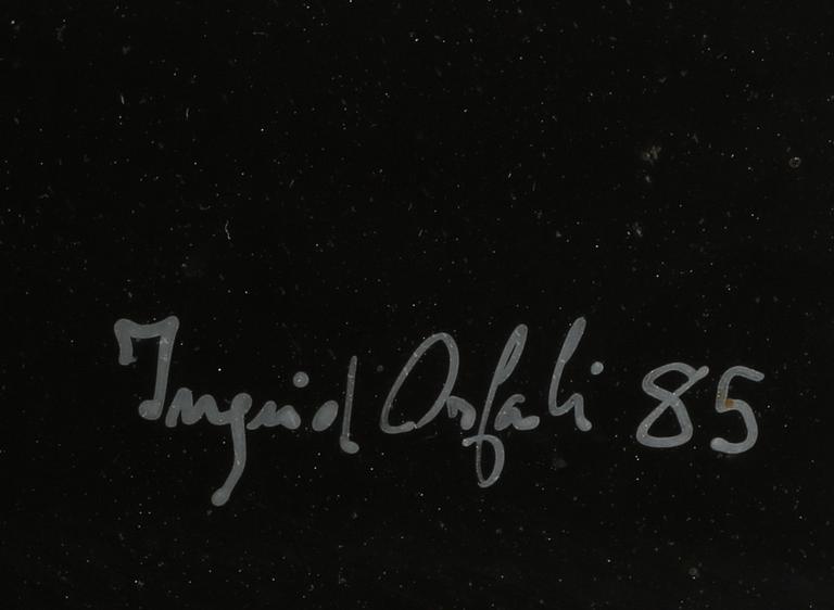 INGRID ORFALI, cibachrome print, signerat, numrerat EA och daterat -85.