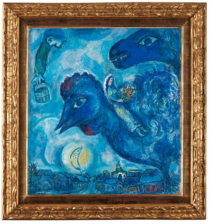 Marc Chagall, "Le rêve de Chagall sur Vitebsk".