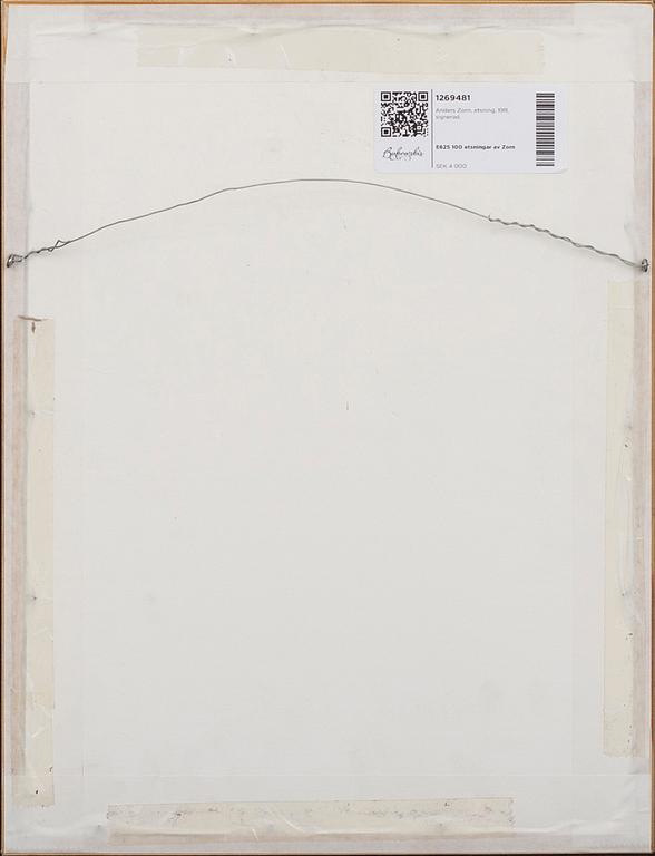 Anders Zorn, a signed etching from 1911.