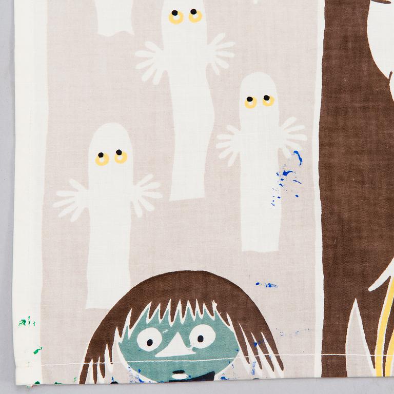 TOVE JANSSON, after, a pair of 1950s/60s curtains, Finlayson, Finland.