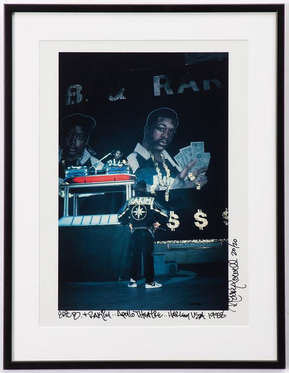 Ricky Powell, "Eric B & Rakim, Apollo Theatre, Harlem, USA, 1988".