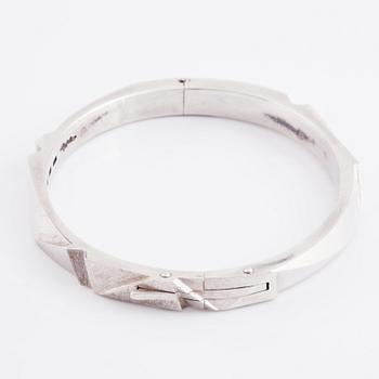 Rey Urban, armring sterlingsilver, Stockholm 1975.