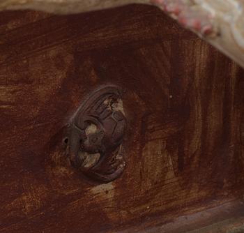 A large glazed shrine, presumably Ming dynasty.