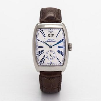 Dubey & Schaldenbrand, Aerodyn, Date, wristwatch, 34 mm.