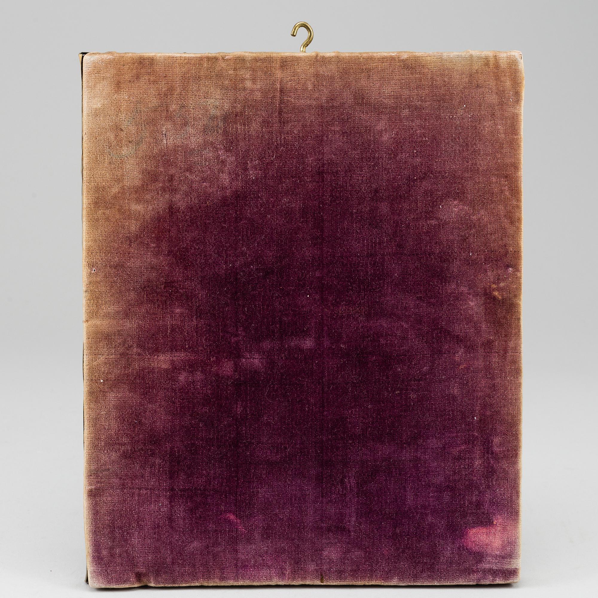 IKON, Ryssland, 18/1900-tal, tempera på pannå, med ochlad.
