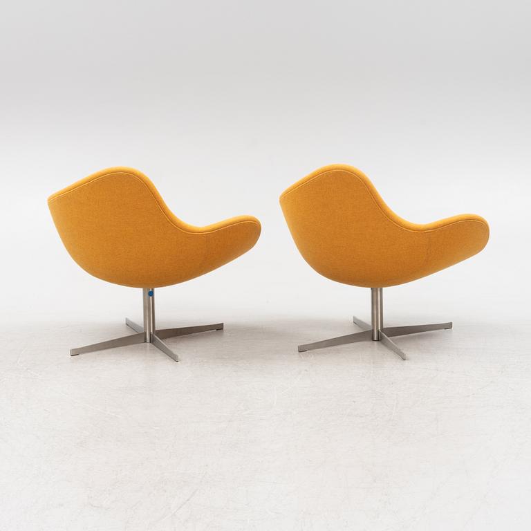 Busk+Hertzog, a pair of  'K2 Lounge Chair Swivel', +Halle, 2000-tal.