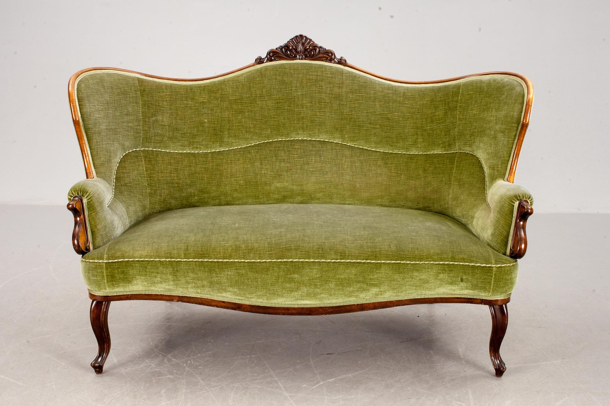 SOFFA, nyrokoko, 1800-talets andra hälft.