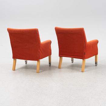 Antonio Citterio, a pair of 'Press' easy chairs, Flexform, Italy.