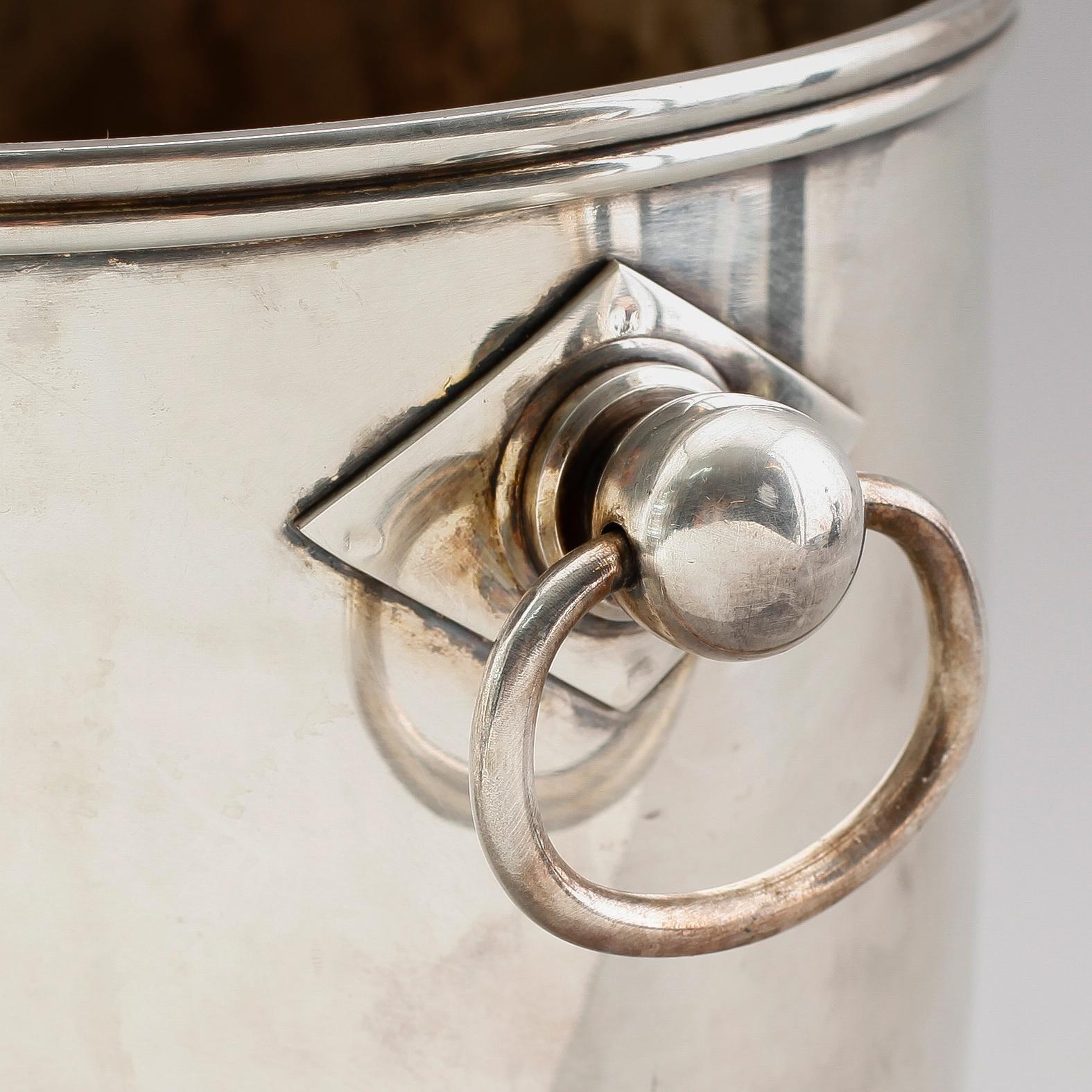 CHAMPAGNEKYLARE, nysilver, Chrisotel, 1900-talets första hälft.