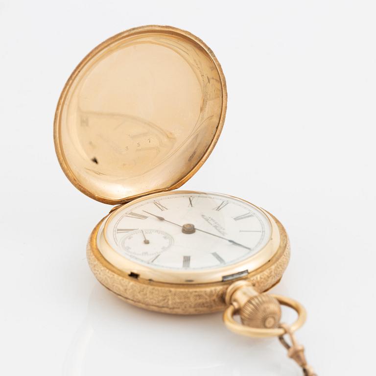 American Waltham Watch Co, pocket watch, 54 mm.