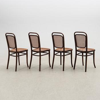 Chairs, 4 pcs, Thonet, early 20th century.