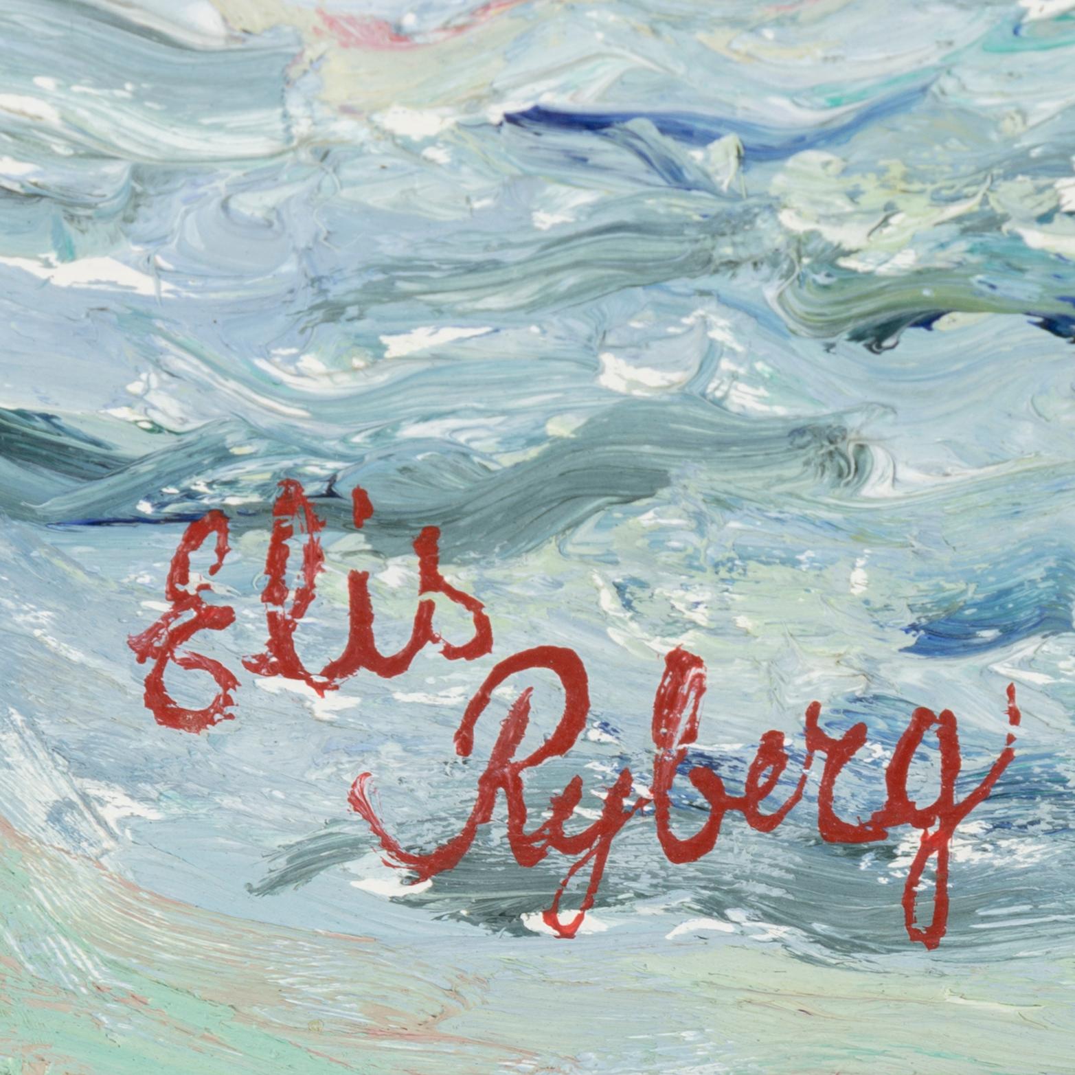 ELIS RYDBERG, oil on panel, signed.