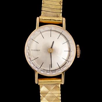 ARMBANDSUR, 18 k guld, Tissot, 1900-talets mitt.
