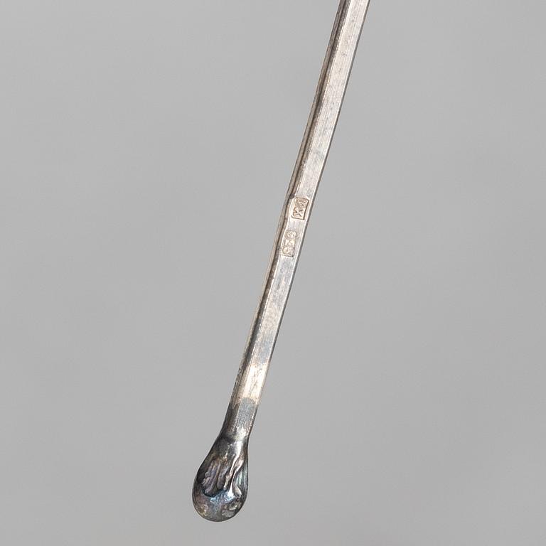 Cocktailpinnar, 28 st, silver, från Lod, Stockholm, 2000-tal.