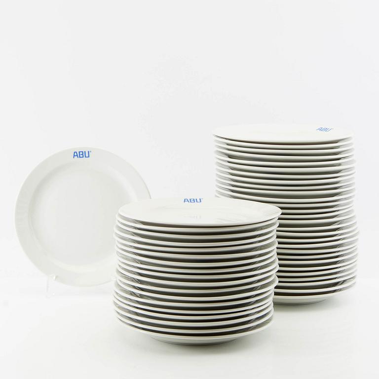 Service 85 dlr "Abu" "Record" Uppsala Ekeby/Rörstrand second half of the 20th century porcelain.