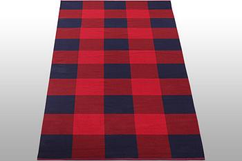 Gunilla Lagerbielke, gallerimatta, "arkad", Kasthall, ca 405 x 165 cm.